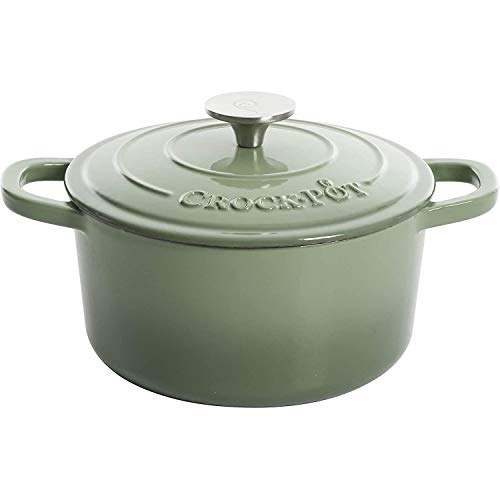 Artisan Round Enameled Cast Iron Dutch Oven (Pistachio Green / 3-Quart)