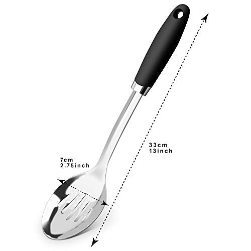 Stainless Steel Slotted Spoon (B-Silver Spoon)