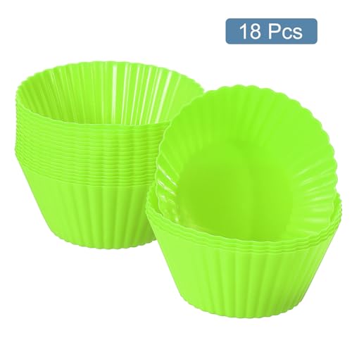 18Pcs Silicone Cupcake Liners