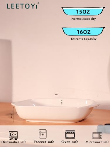 Ceramic Small Baking Dish 7.5 (White)
