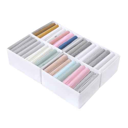 4 Pack Drawer Organizers for Clothing (4 Count)
