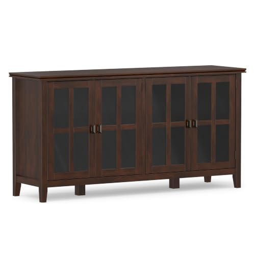 Artisan 66" Wide Solid Wood Sideboard in Russet Brown (Russet Brown / 66 inch)