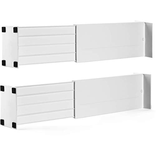 Dial Industries Dresser Drawer Organizer Dividers (4.5 in Deep, (Set of 2))
