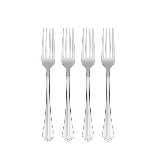Juilliard Dinner Forks Silverware Set for 4 (Dinner Forks, Set of 4)