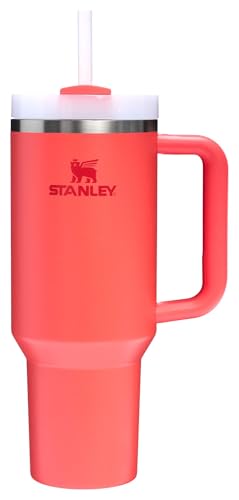 Quencher H2.0 Tumbler with Handle and Straw 40 oz (40 Ounces / Hot Coral)