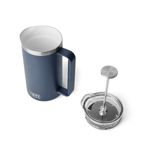 Rambler 34 oz. French Press Coffee Maker (34 Ounce / Navy)