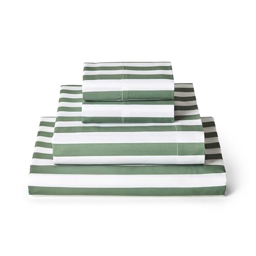 Iconic 4 Piece (3436 Oxford Stripe Sage / Full)