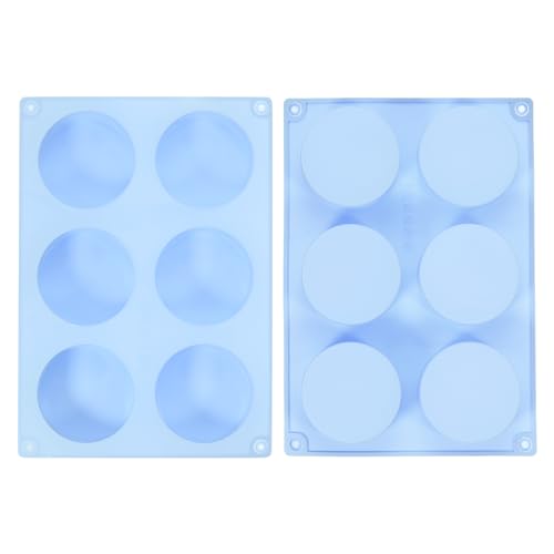 2pcs Silicone Muffins Pan (Blue)