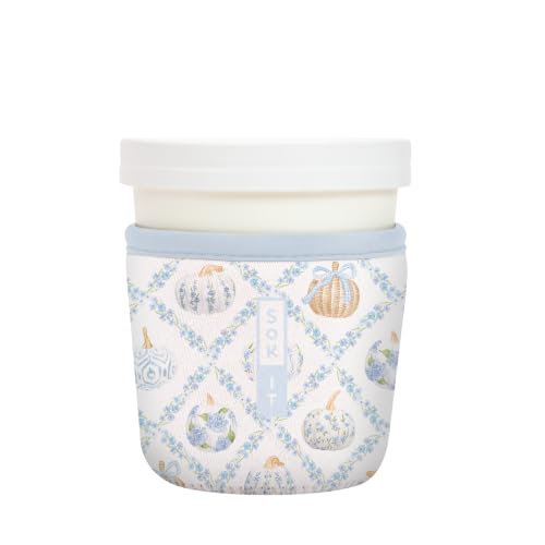 IceCreamSok Insulated Neoprene Cover (Porcelain Pumpkin / Fits Tapered Pints)