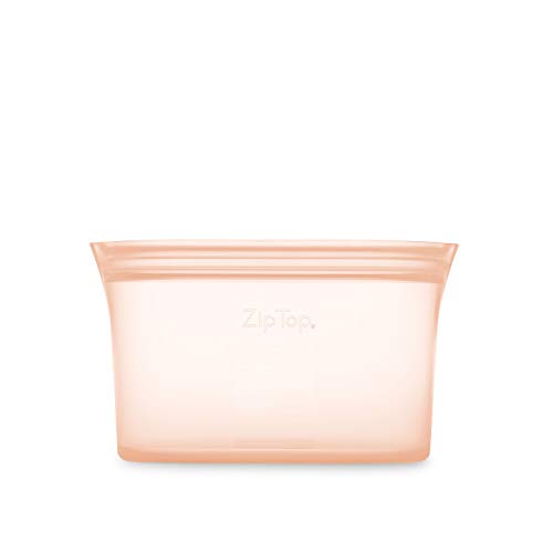 Reusable Food Storage Bags (Peach / Small Dish)
