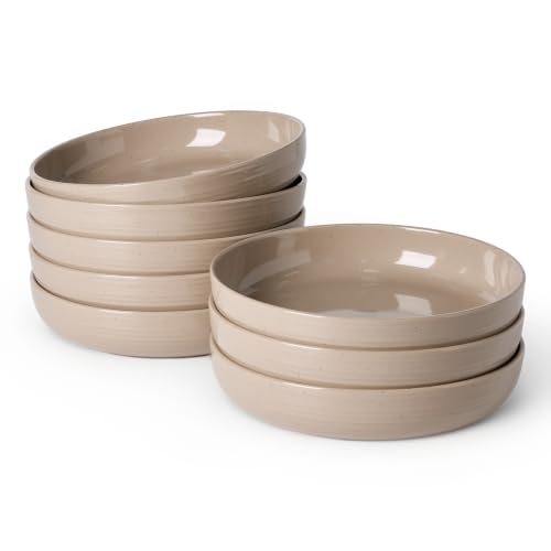 Milkyway 33 oz Pasta Bowls Set of 8 (Cinnamon Brown / Set of 8)