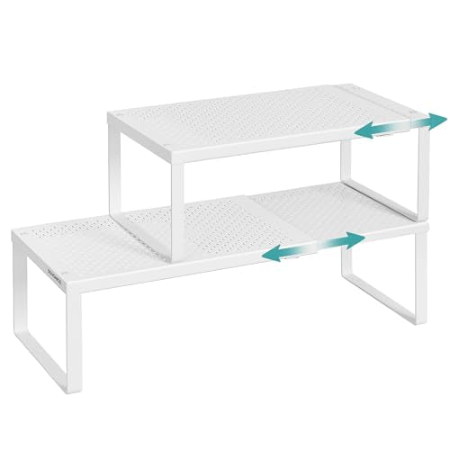 Spice Rack Expandable Kitchen Countertop Shelf (2 Count)