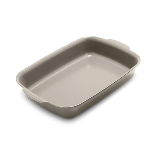 Premiere Ovenware Healthy Ceramic Nonstick 13" x 9" Rectangular Baking Pan (13" x 9" Rectangular Baking Pan / Taupe)