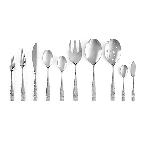 Dazzle 45 Piece Flatware Set Service for 8 Plus Butter Knife (Dazzle)