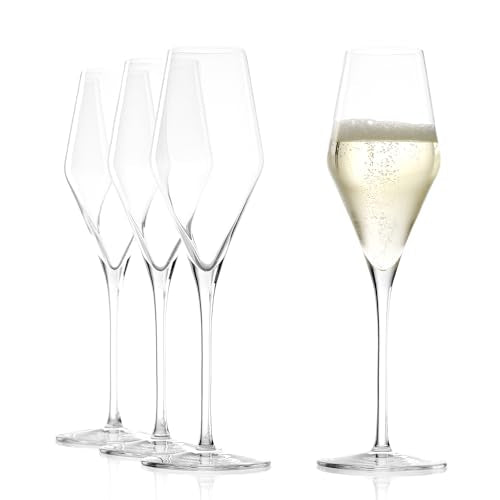 Quatrophil Champagne Glasses Crystal