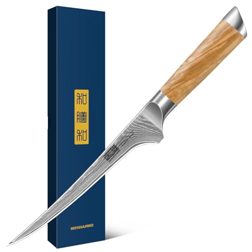 Damascus Fillet Knife 7" (7 Inch Fillet Knife)