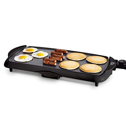 20" Extra Large Electric Griddle (Graphite Black)