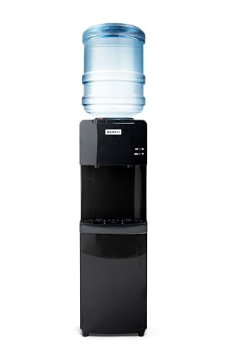 Top Loading Water Cooler with Removable Drip Tray & Energy (Black / Top Load)
