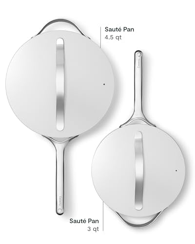 4 Piece Sauté Pan Duo with Lids (Gray)