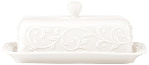 Opal Innocence Carved Butter Dish (1.20 LB / Covered Butter Dish)