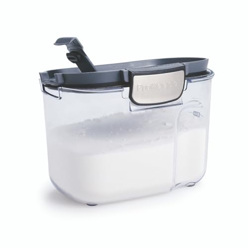 International ProKeeper+ Clear Plastic Airtight Food Baker's Kitchen Storage Organization Container Canister Set with Magnetic Accessories (2- Piece Set)