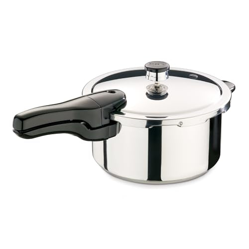 01341 4 Quart Stainless Steel Pressure Cooker (4 Quarts / Cooker)
