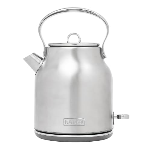 Heritage 1.7 Liter Cordless Electric Kettle (Steel & Chrome)
