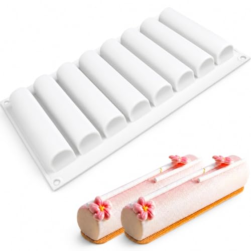 Cylindrical Strips Silicone Mousse Cake Mold