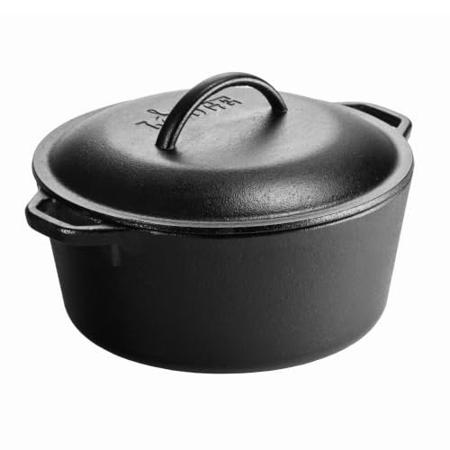 Cast Iron Dutch Oven with Loop Handle (5 Quart / Dutch Oven)