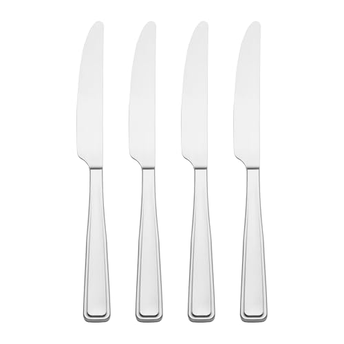 Reid Dinner Knives Silverware Set for 4 (Satin / 4 Count / Dinner Knives)