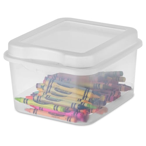 18038612 Small Flip Top Storage Box (1.5 Cubic Feet / 24 Pack)