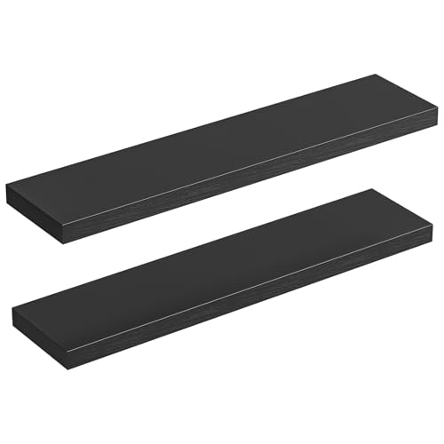 Floating Shelves for Wall (Black / 39.4 Inches)