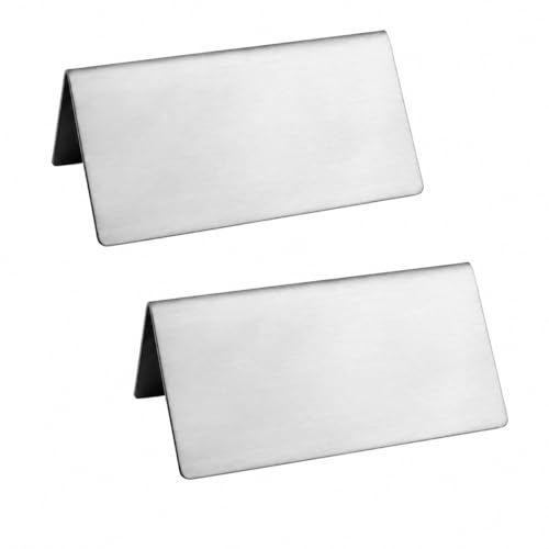 Stainless Steel Table Tent Sign