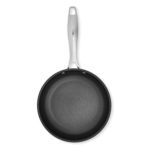 2-Piece Non-Stick Stainless Steel Fry Pan Set, Oven Safe, Induction Compatible, Stay-Cool Handles, 10-Inch and 8-Inch