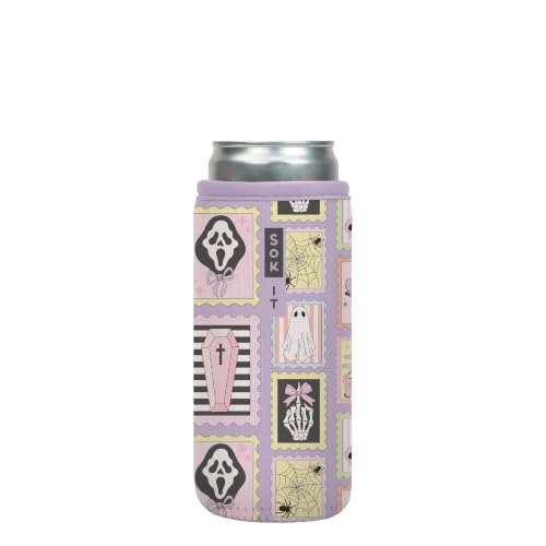 CanSok Sleeve for Beer & Soda Insulated Neoprene Cover (I'm Screaming / 12oz Slim Can Sleeve)
