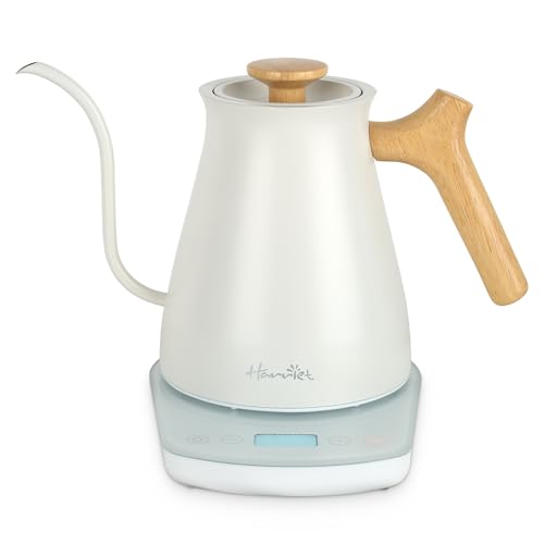 Gooseneck Electric Kettle (White / 0.8 Quarts)