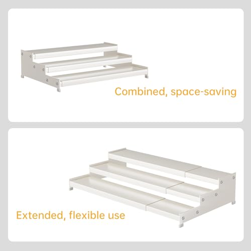 Expandable Carbon Steel Spice Rack Organizer for Pantry