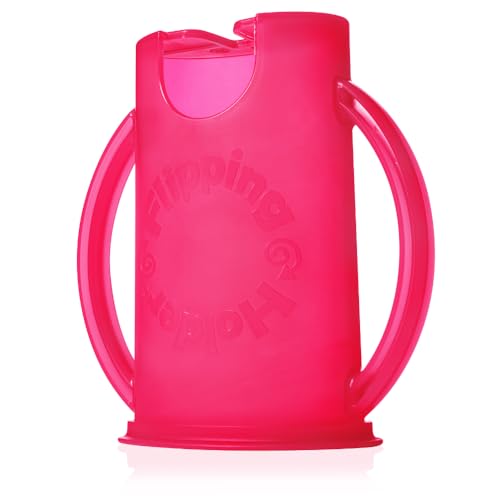 Squeeze Proof Food Pouch Holder for Toddlers (Pink)