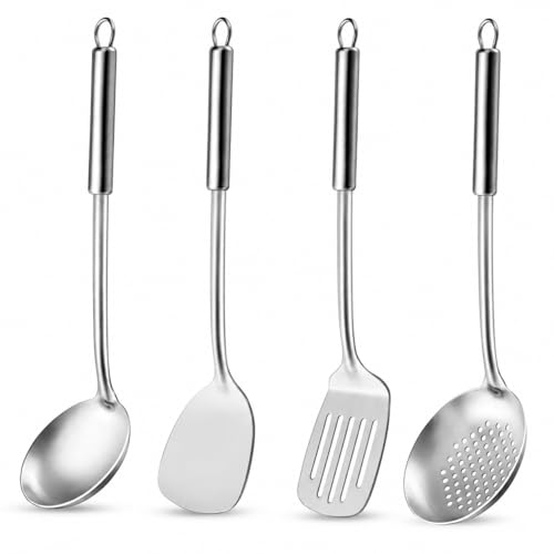 Cooking Utensils Set (4P-Silver)
