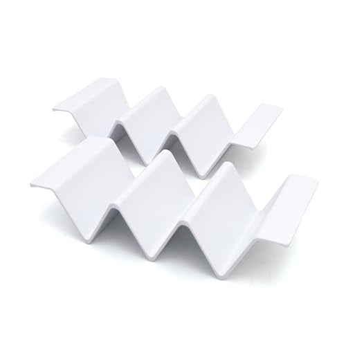 Melamine Taco Holder Stands (Set of 2 / White)