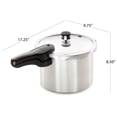 01264 6 Quart Aluminum Pressure Cooker (6 Quarts / Cooker)