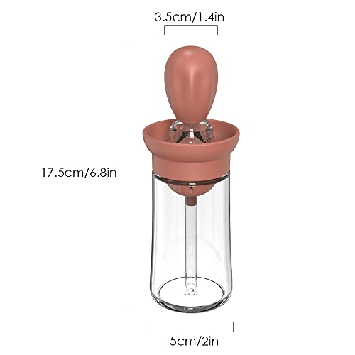 Oil Dispenser with Brush (Iron Yellow)