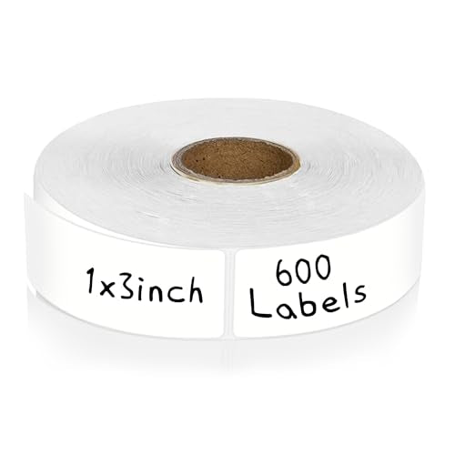 600 Blank Removable Freezer Label Stickers