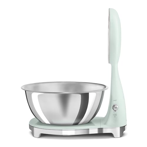 Retro Style Analog & Digital Kitchen Scale (Pastel Green)
