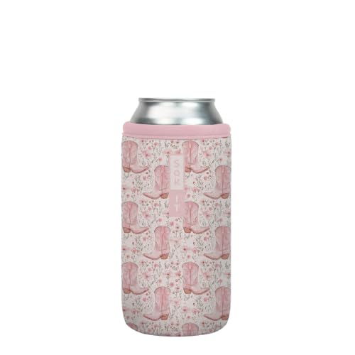 CanSok Sleeve for Beer & Soda Insulated Neoprene Cover (Wildflower Rodeo / 16oz Can Sleeve)