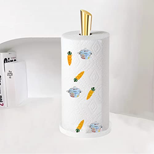 Gold Paper Towel Holder Countertop (Gold)