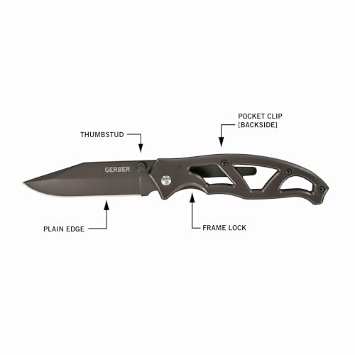 Gear Paraframe I EDC Folding Pocket Knife (3" / Paraframe I (Fine Edge - Gray))