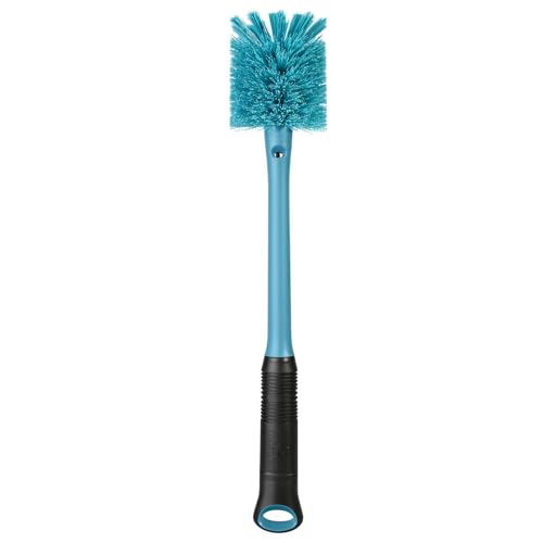 2-in-1 Bottle Brush and Straw Cleaner Brush, Smokey Blue, 1 Pack (Smokey Blue / 1 Count (Pack of 1))