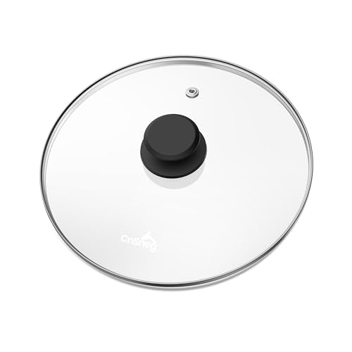 Tempered Glass Lids for Pots and Pans (Narrow Rim / 10.5 Inch)