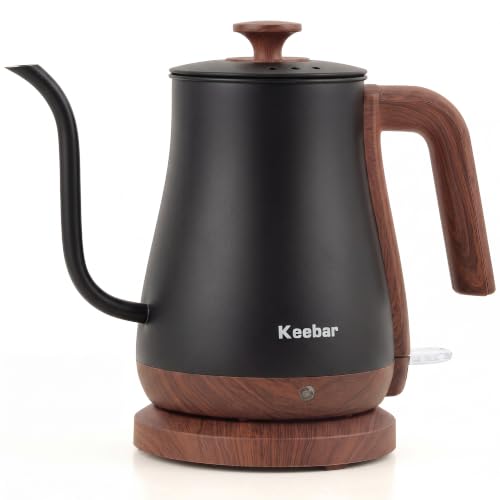 Gooseneck Electric Kettle (Matte Black / 0.8 Quarts)